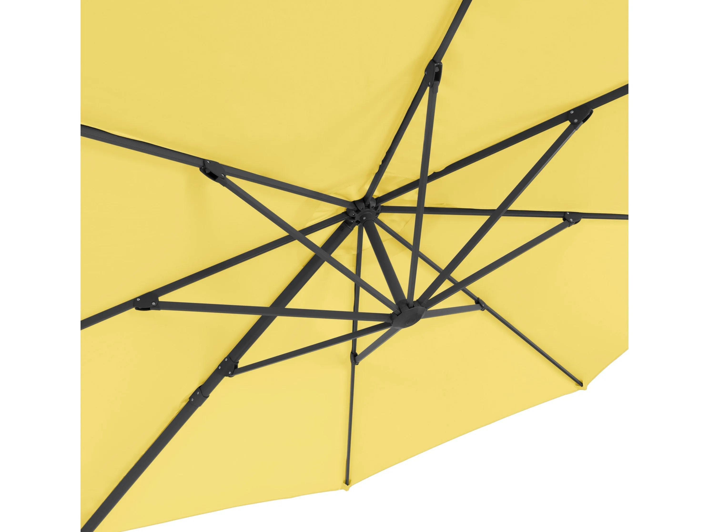 11.5ft Deluxe Offset Patio Umbrella - Yellow