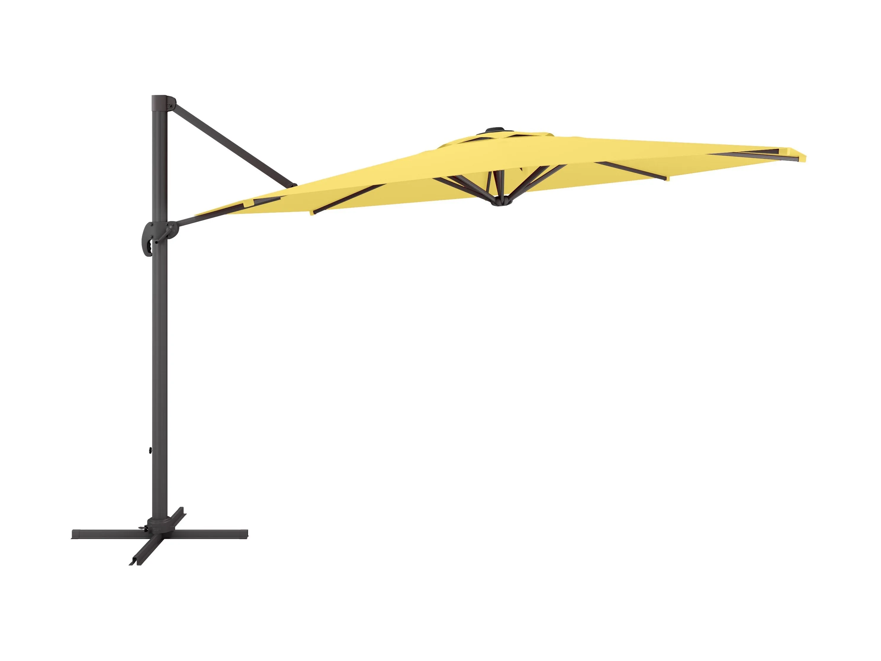 11.5ft Deluxe Offset Patio Umbrella - Yellow