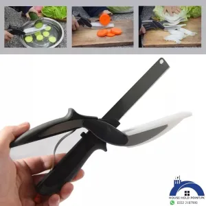 2 in 1 Cutter Scissors & Knife