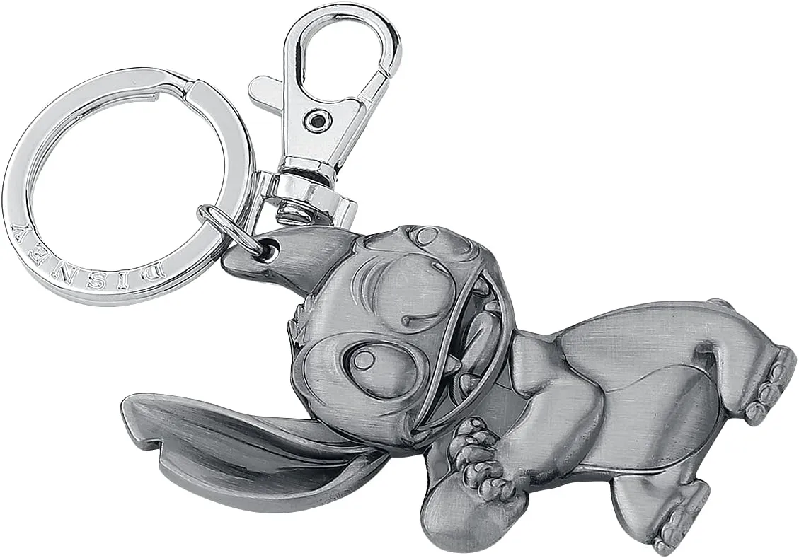 5cm Silver Stitch Keychain - Disney Classic Character Collectible