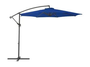 9.5ft Tilting Offset Patio Umbrella - Cobalt Blue