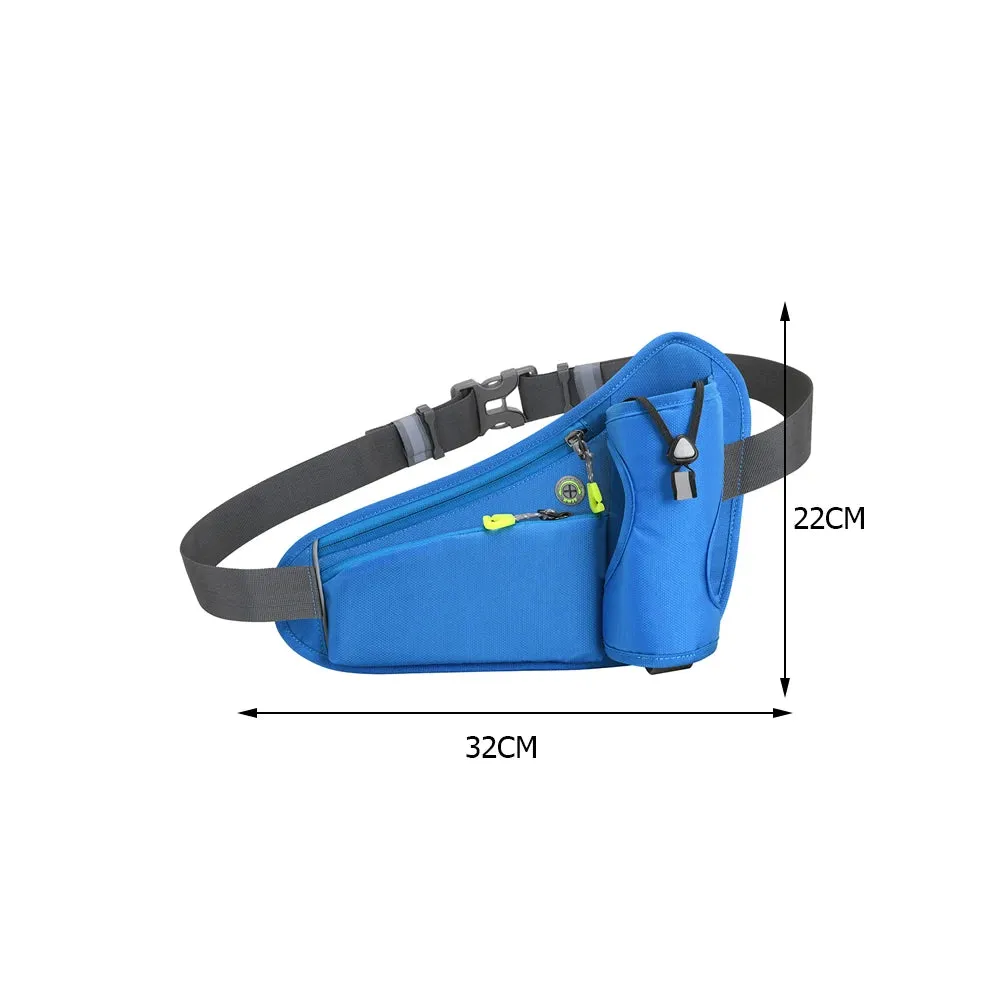 Adjustable Waist Bag Fanny Pack with Water Bottle Holder