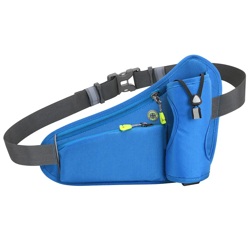 Adjustable Waist Bag Fanny Pack with Water Bottle Holder