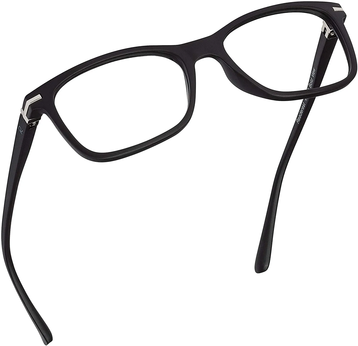 Blue Light Blocking Reading Glasses (Charcoal, 0 Magnification) Computer Reading