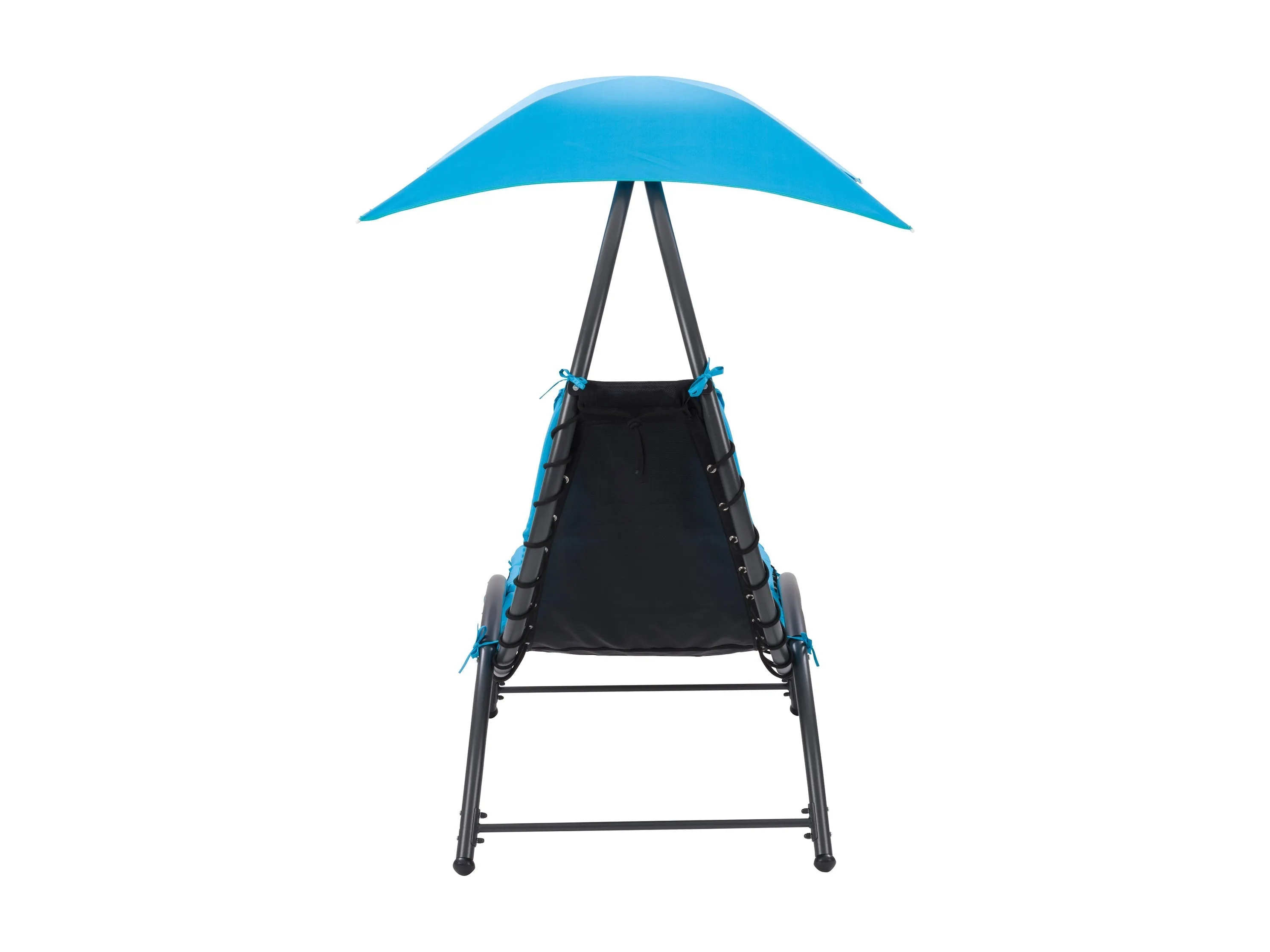 Blue Lounge Chair with Canopy