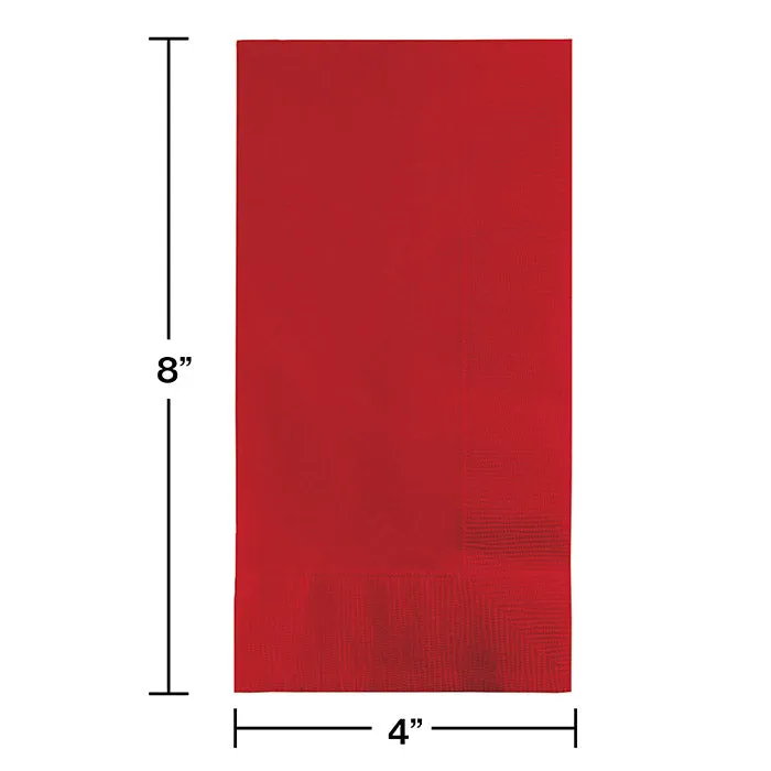 Bulk Classic Red 2 Ply Dinner Napkins (600 per Case)