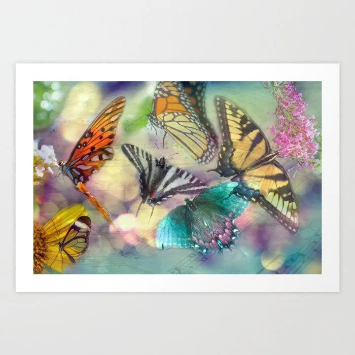 Butterfly Dance (Unframed Print)