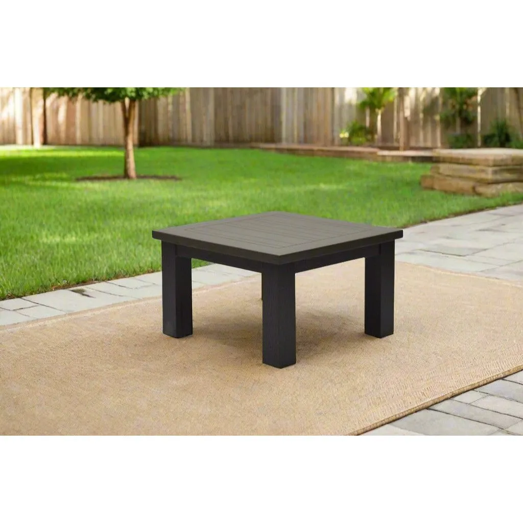 Carmel Brown Outdoor 26" Square End Table