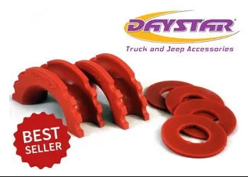 Daystar KU70057RE D-Ring Isolator and Washers Red