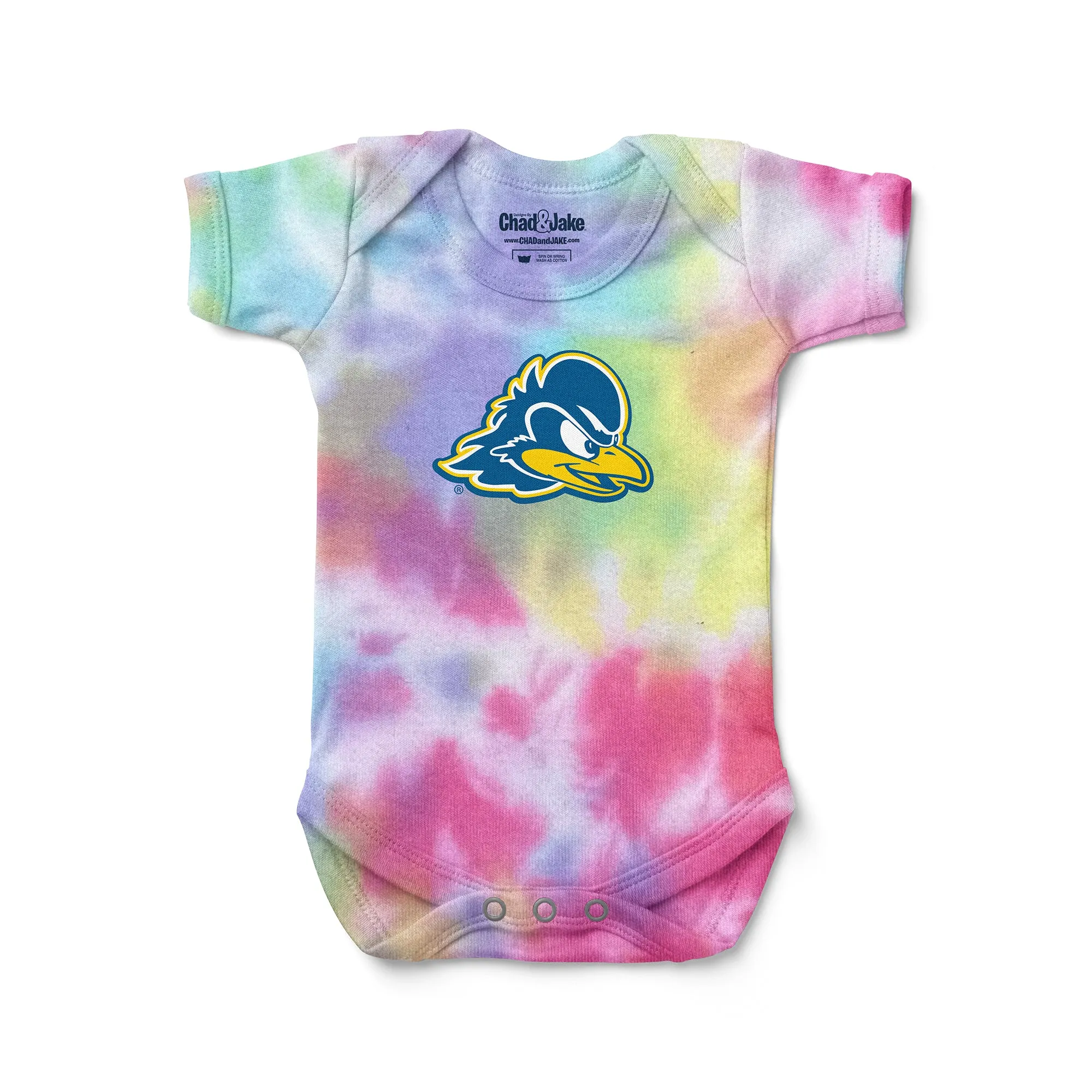 Delaware Fightin' Blue Hens Tie Dye Bodysuit