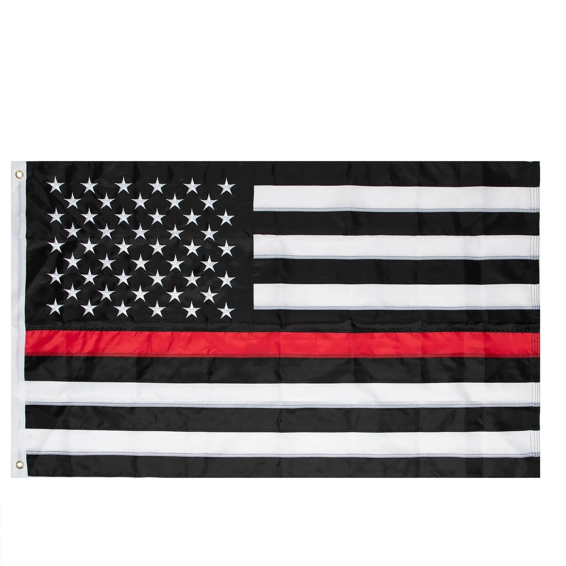 Deluxe Thin Red Line Flag / 3' X 5'