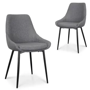 Dining Chair - Dark Grey (Set of 2)