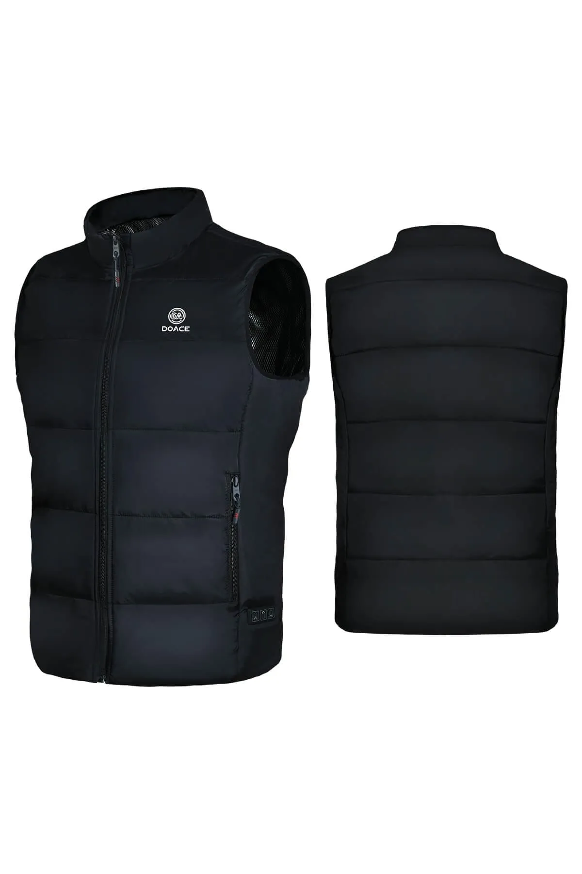 DOACE Wear men heated vest-Black(Battery not included)