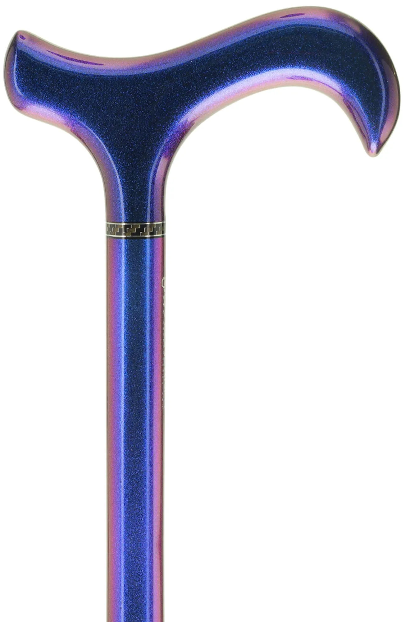 Exclusive Color-Changing Metallic Blue Cane: Carbon Fiber