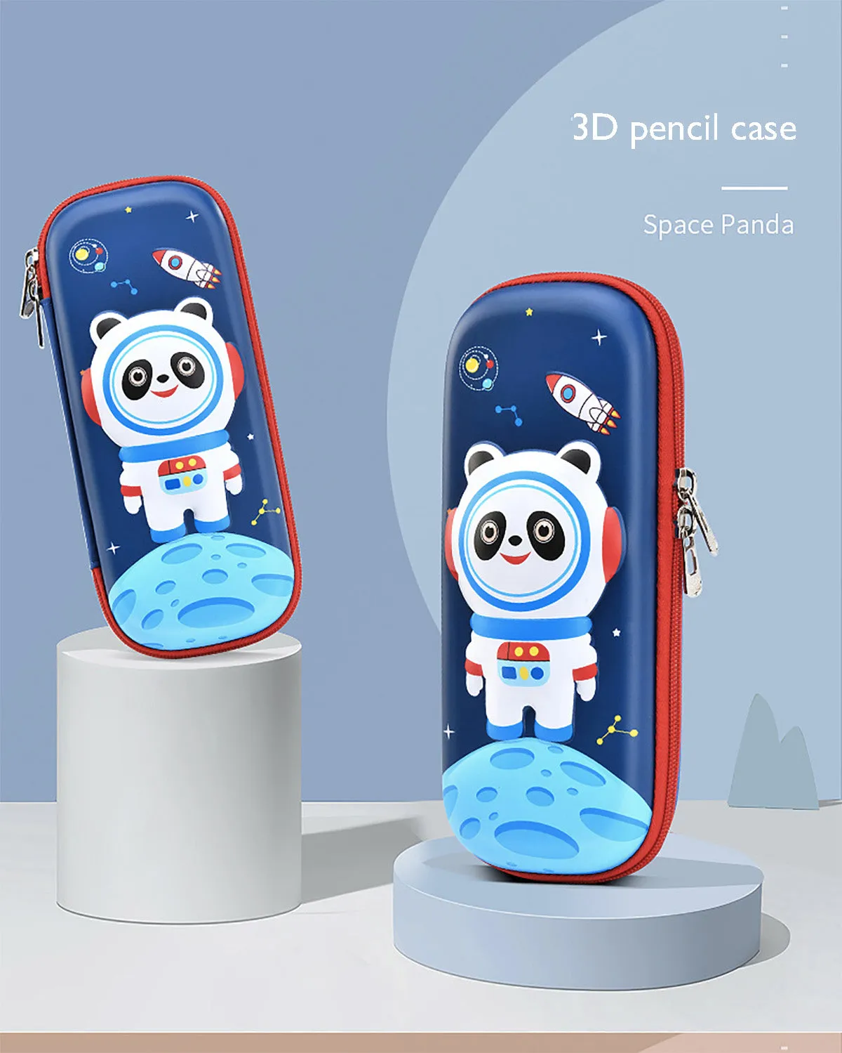 Fancydresswale Pencil Box 3D Pencil Pouch and Stationery Set Large Capacity for Boys and Girls (Spaceman)