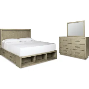 Fawnburg-EXCLUSIVE 5 Piece King Panel Bedroom