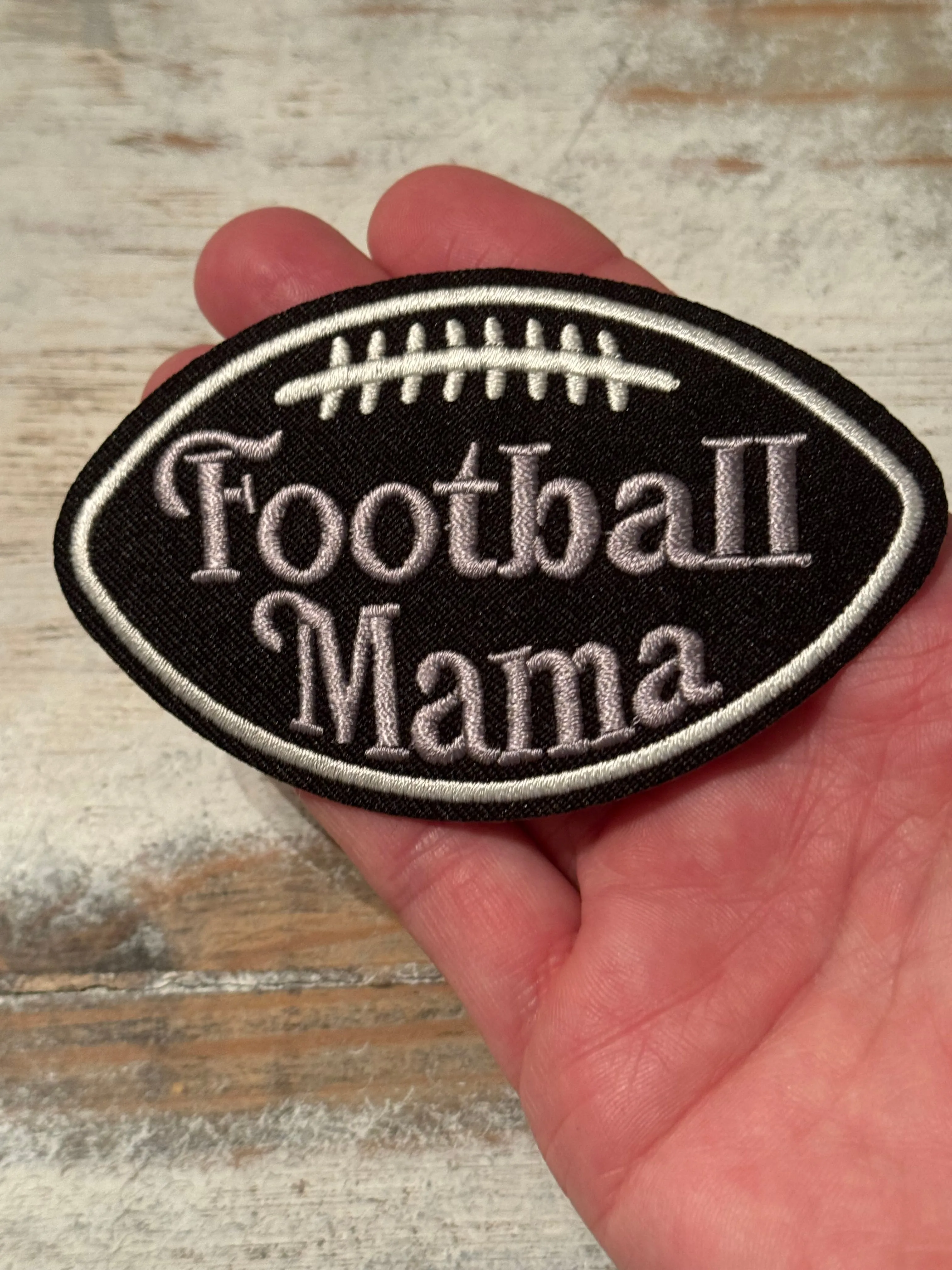 Football Iron On Patches