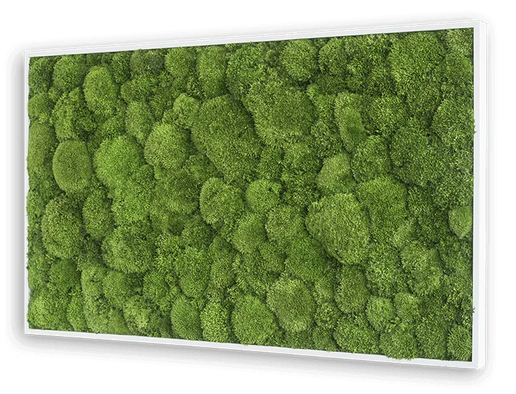 Forest Green Moss Wall Art (100x60cm)