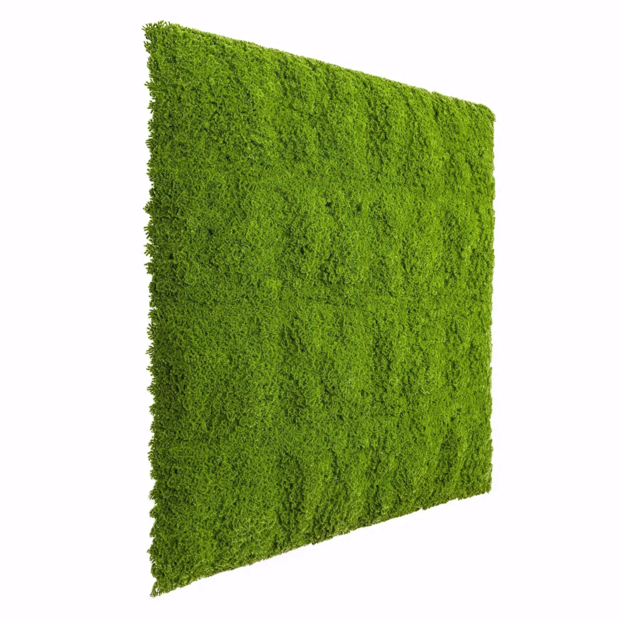 Fresh Natural Green Artificial Moss Vertical Garden / Green Wall UV Resistant 1m x 1m