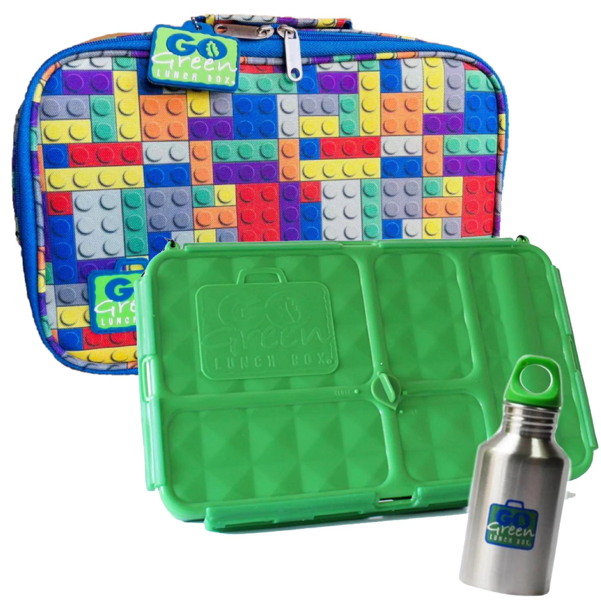 Go Green Lunch Box Set - Bricks