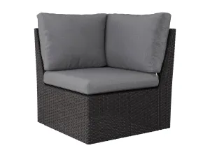 Grey Outdoor Sectional Corner Chair