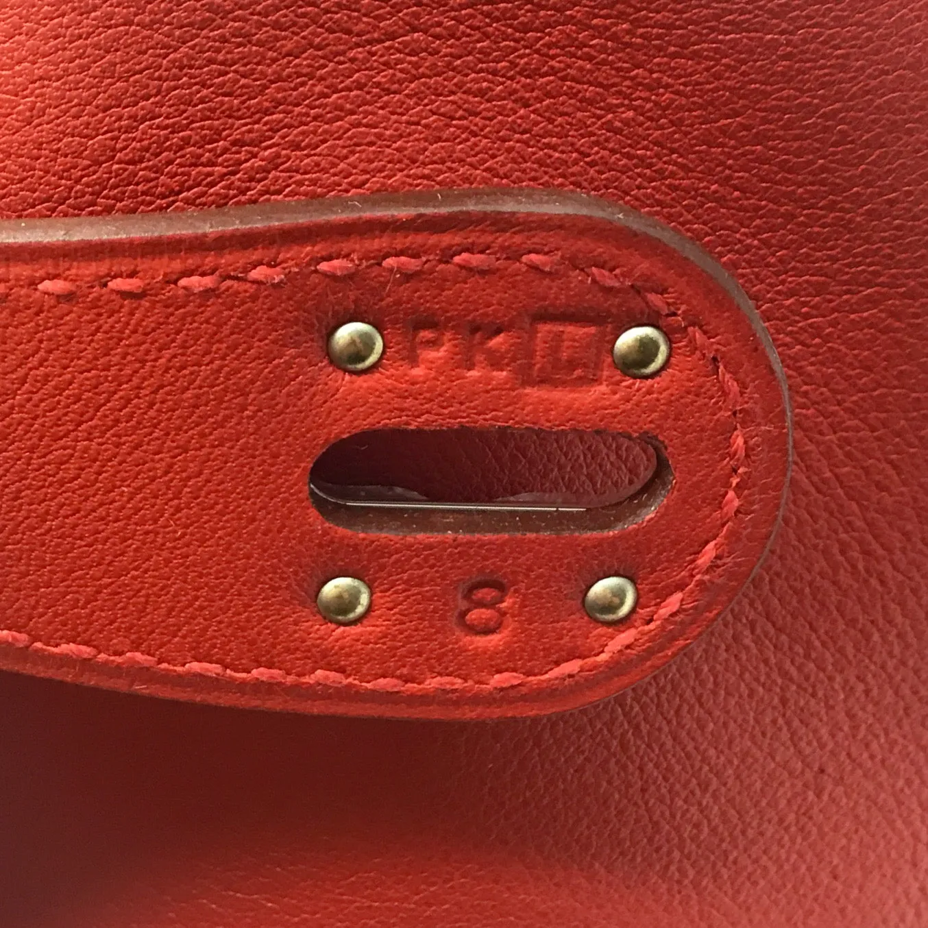 Hermès Lindy 2008 Rouge Togo Leather 30cm Shoulder Bag