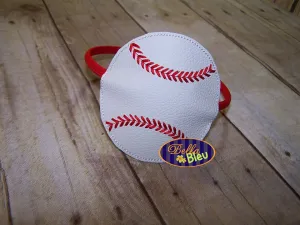 ITH in the hoop Baseball Headband Topper Slider machine embroidery