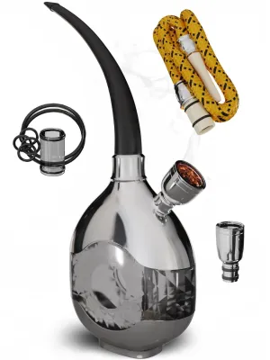 Mini Hookah Set With Everything Silver Hookah Set Portable Hookah Set For Car