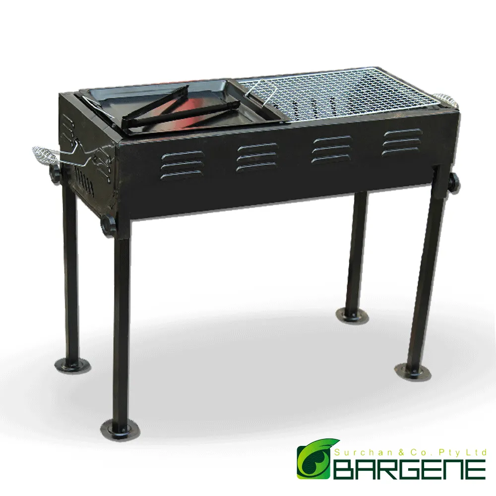 Portable Outdoor Mangal BBQ Grill Charcoal Shish Kebab Shashly Picnic Camping