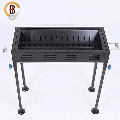 Portable Outdoor Mangal BBQ Grill Charcoal Shish Kebab Shashly Picnic Camping