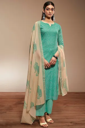 Premium Cotton Printed Suit with Printed Mal Cotton Dupatta