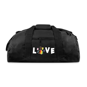 Pride Love Recycled Duffel Bag