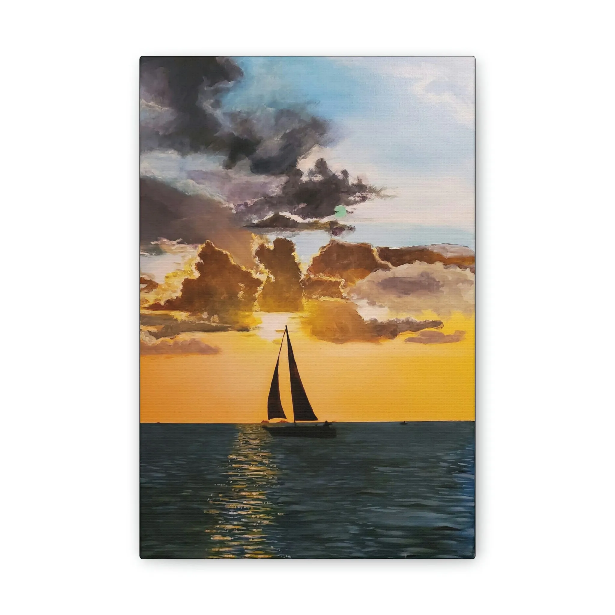 Sailboat Canvas Stretched, 0.75"