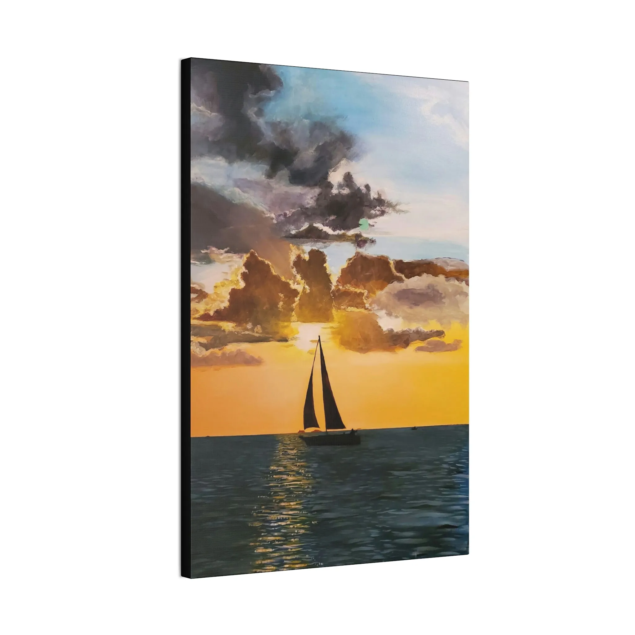 Sailboat Canvas Stretched, 0.75"