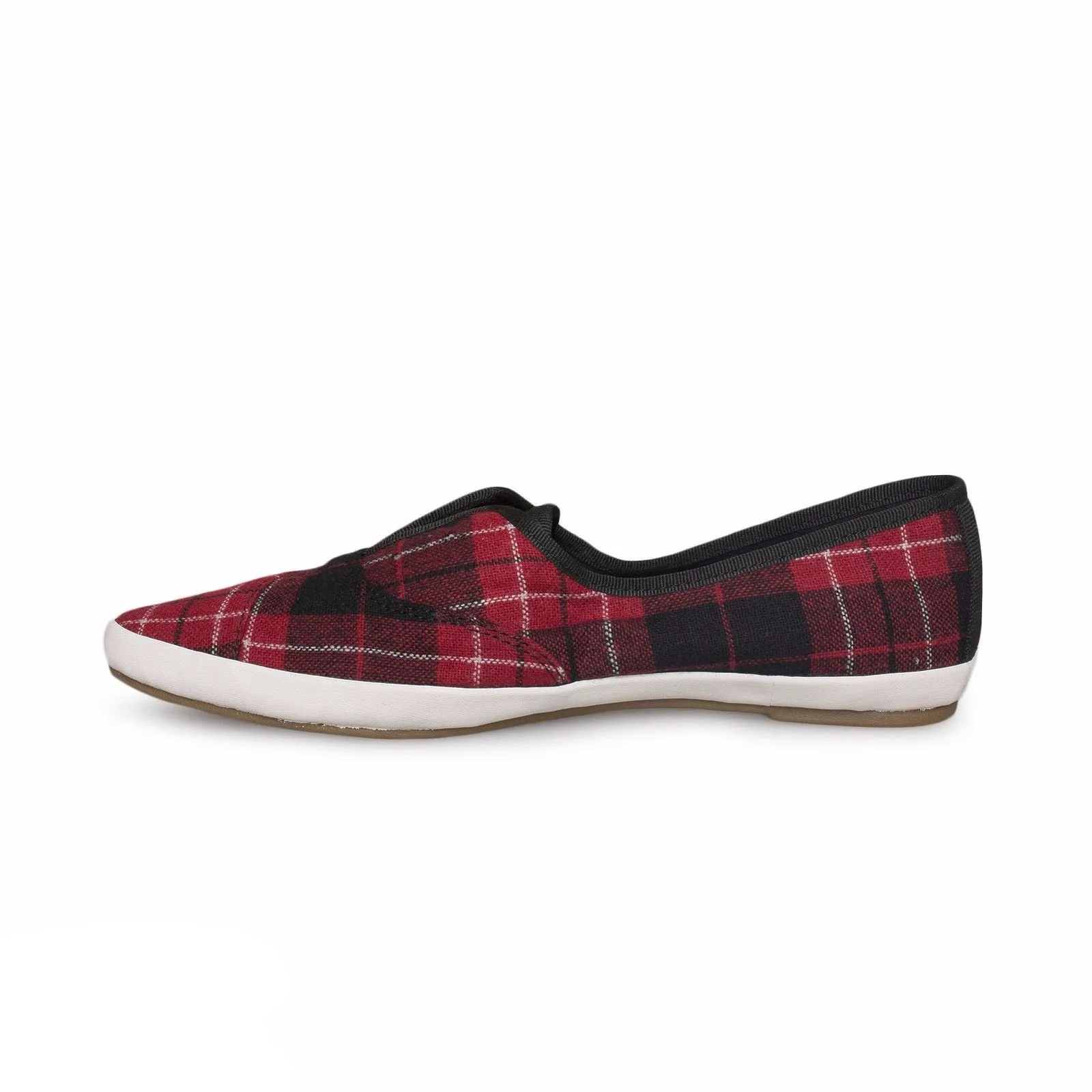 Sanuk Cat Paw TX Red Plaid Shoes