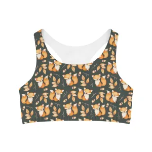 Seamless Sports Bra, Fox Design