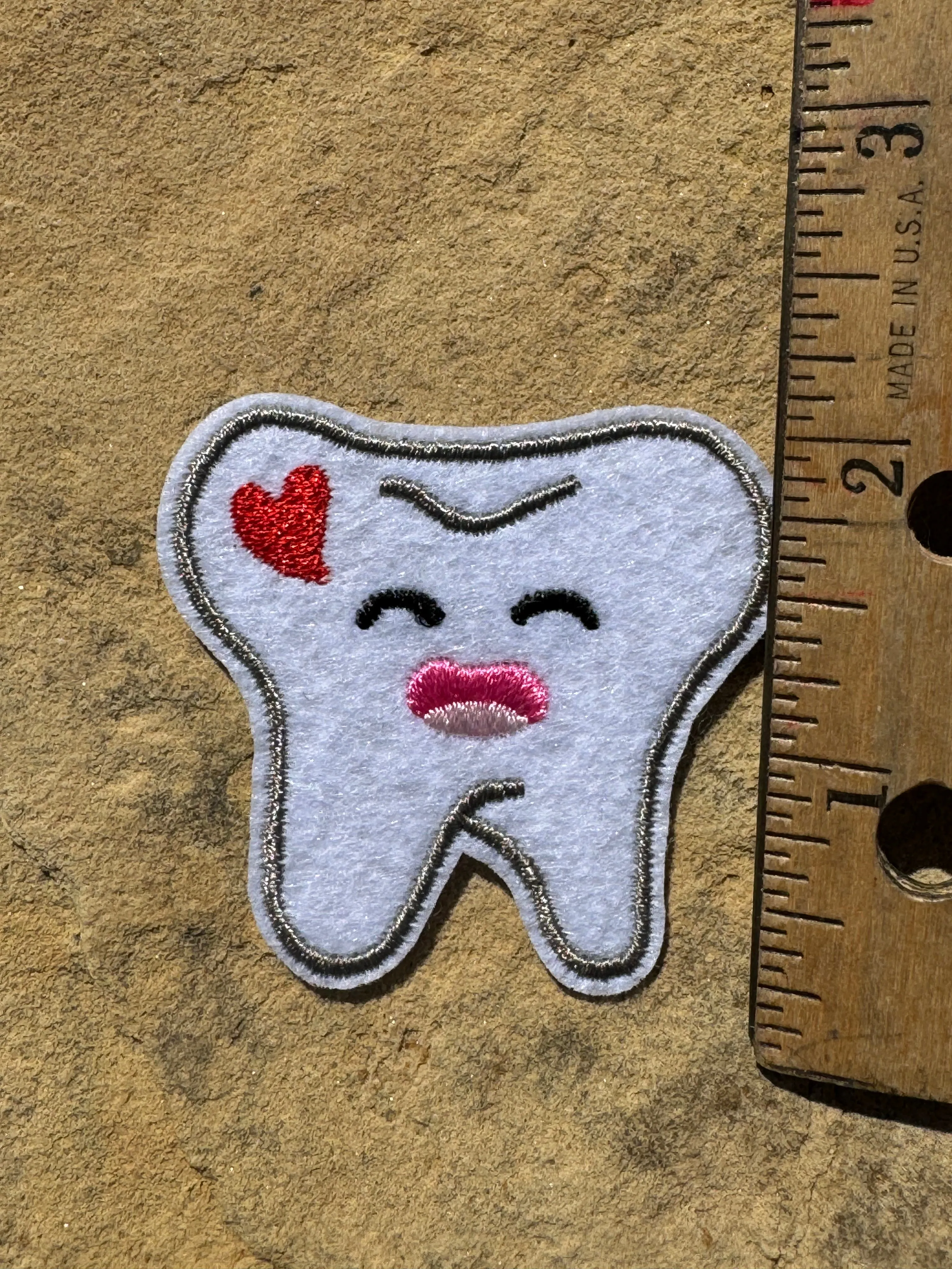 Tooth Dentist Dental Iron On Patch