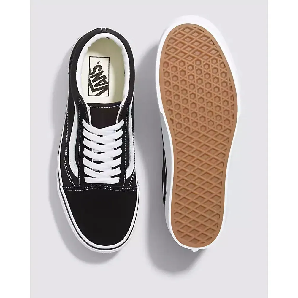 Vans Unisex Old Skool Stackform Shoes - Black / White