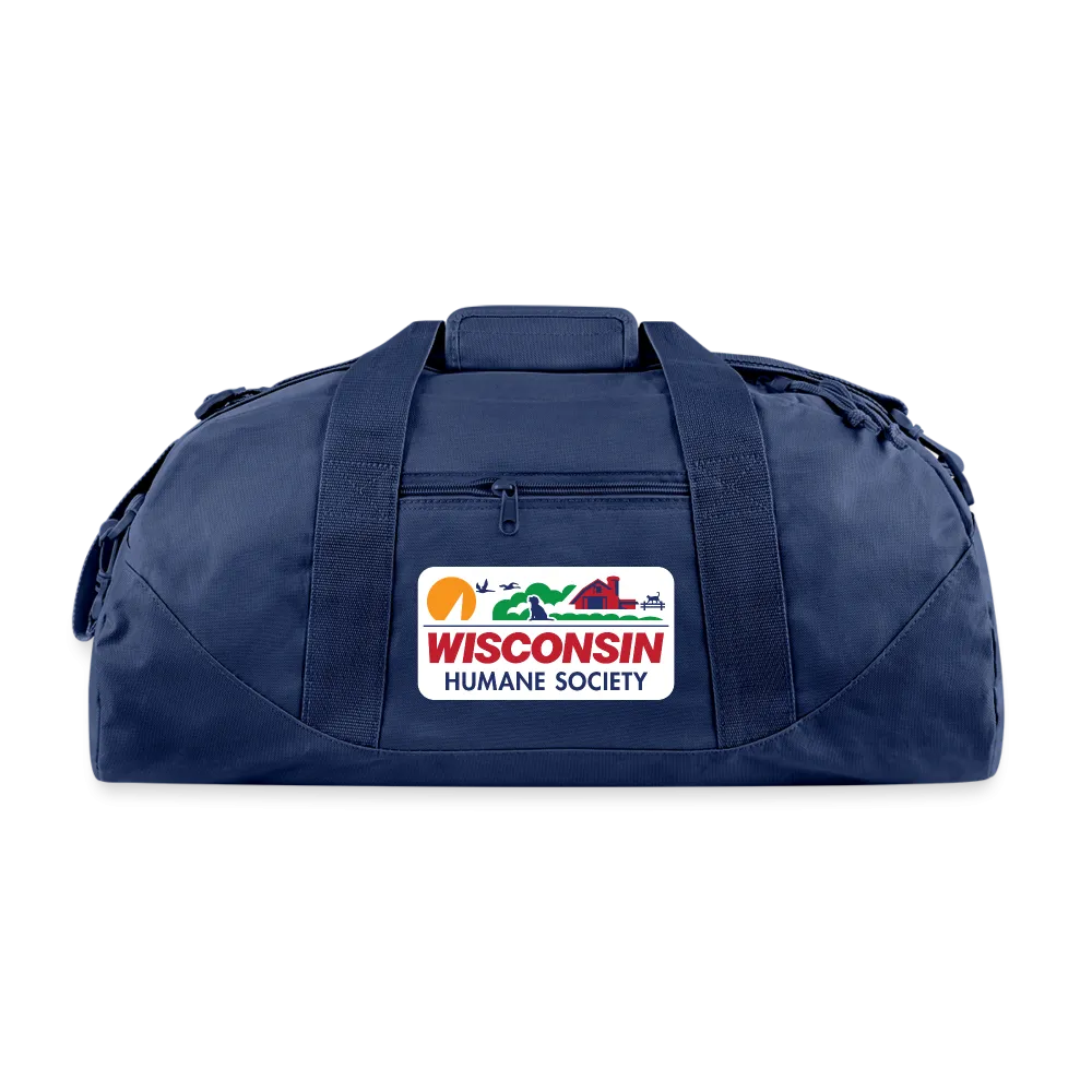 WHS License Plate Recycled Duffel Bag