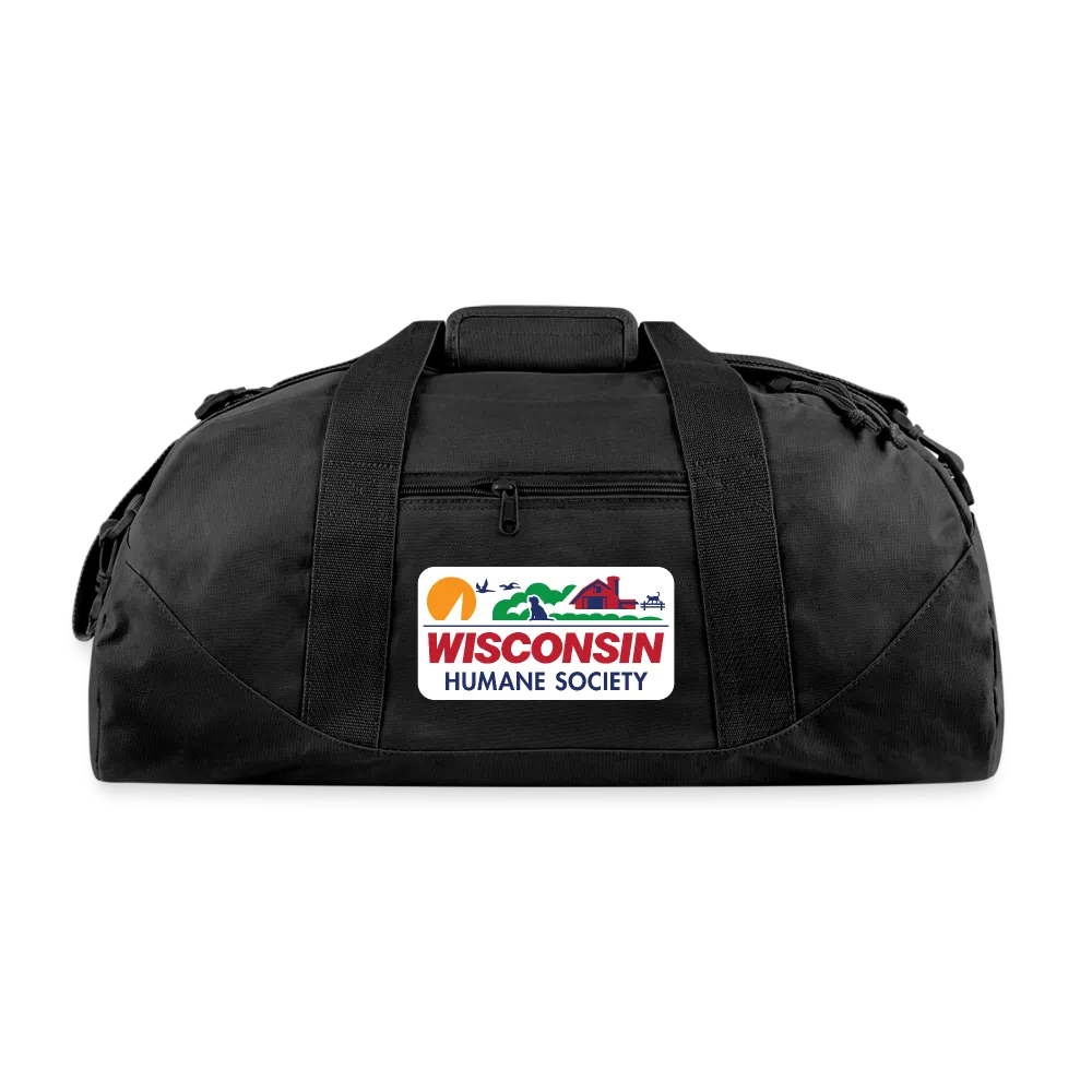 WHS License Plate Recycled Duffel Bag